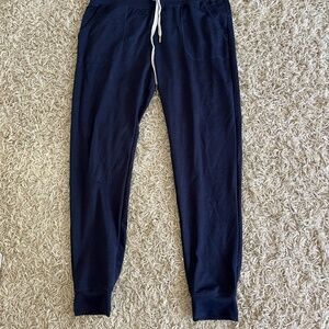 Womens Zyla Active Navy Blue Jogger Sweatpants Size L